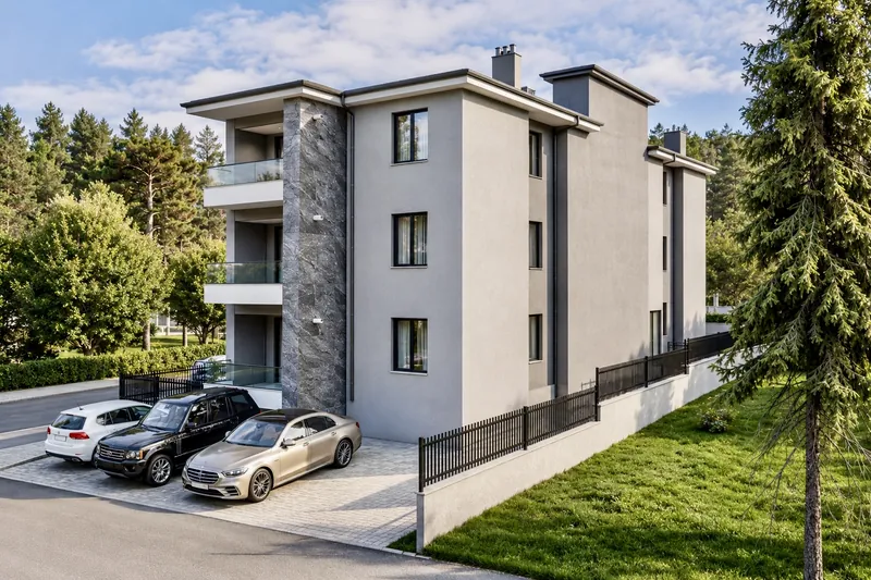 VERA Modern giriş ve otopark