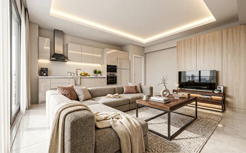 Tip-1 salon ve mutfak